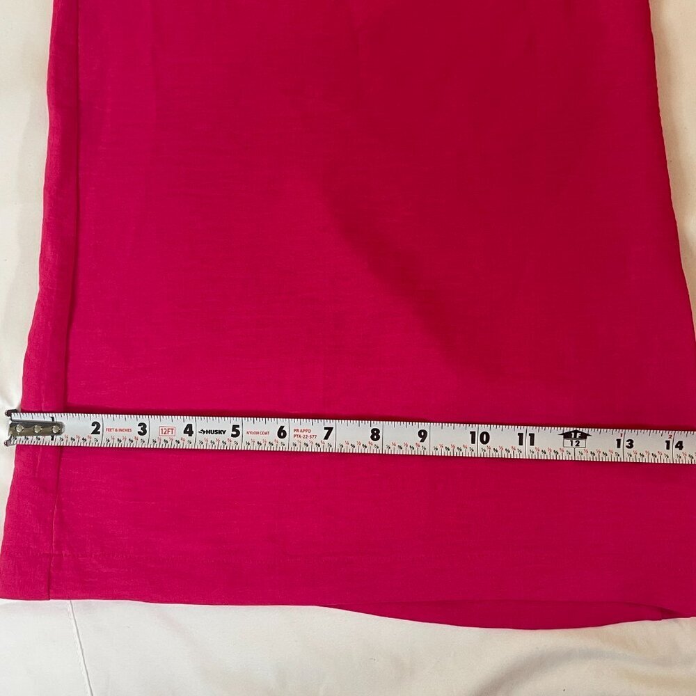 Tullia. Women's pink casual wide-leg pants. Size XL. Made in Vietnam. - Picture 9 of 10
